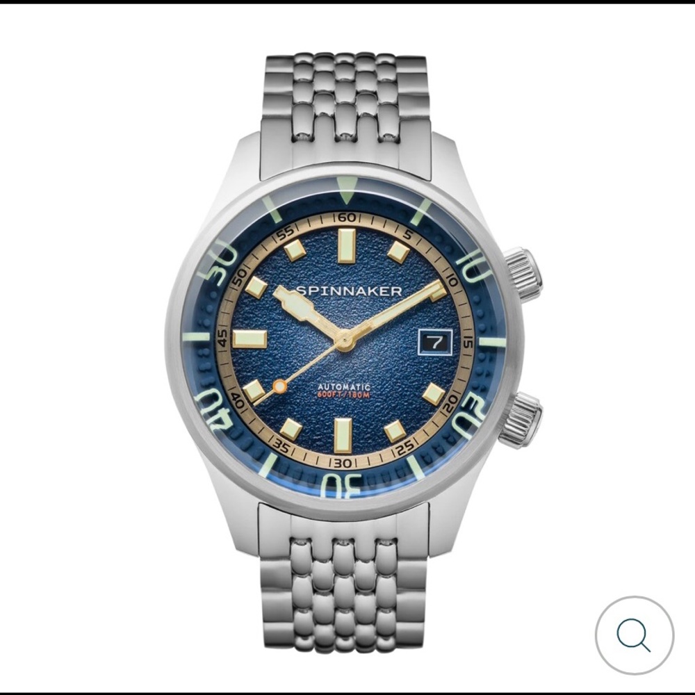 Spinnaker Pacific Blue Men’s Watch — never worn